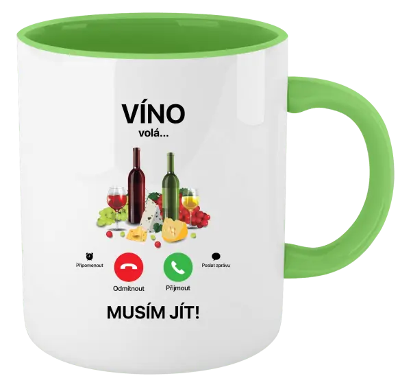 Hrnek Víno volá... musím jít!