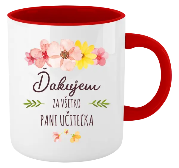 Hrnček  Ďakujem za všetko, pani učiteľka