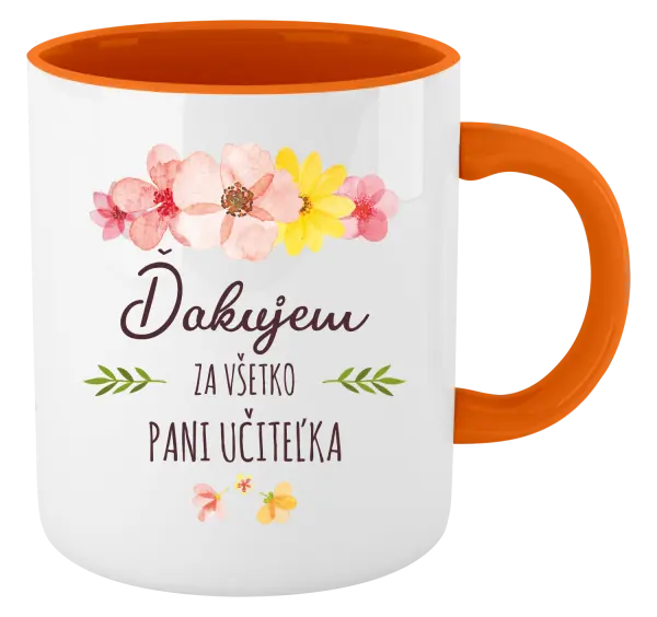 Hrnček  Ďakujem za všetko, pani učiteľka