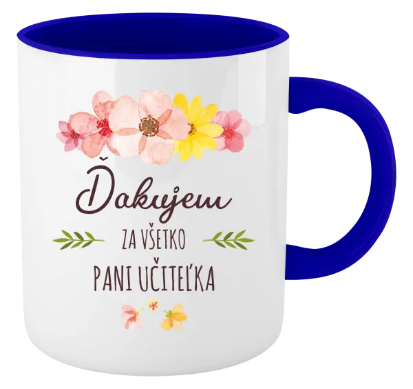 Hrnček  Ďakujem za všetko, pani učiteľka