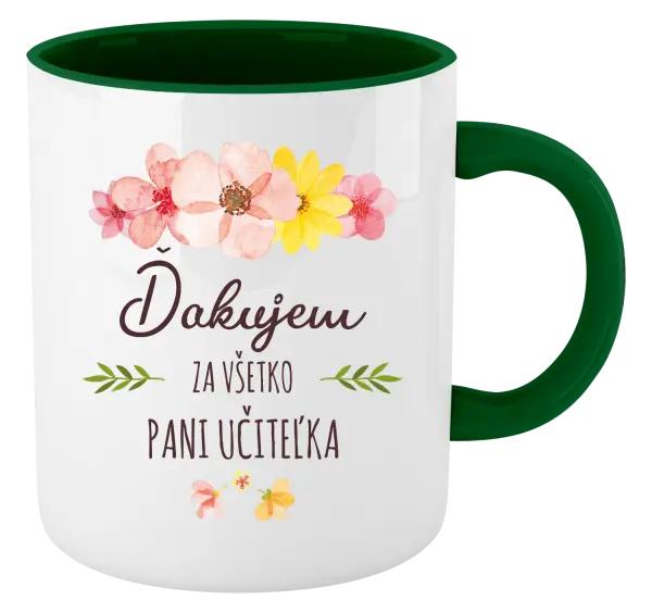 Hrnček  Ďakujem za všetko, pani učiteľka