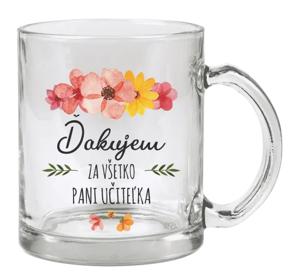 Hrnček Ďakujem za všetko, pani učiteľka