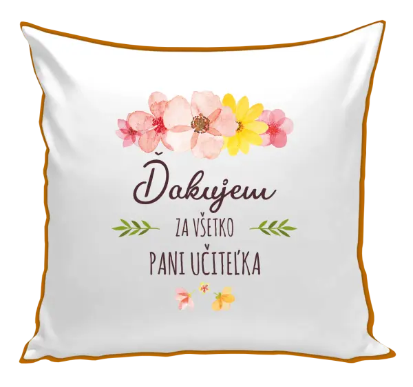 Vankúš Ďakujem za všetko, pani učiteľka