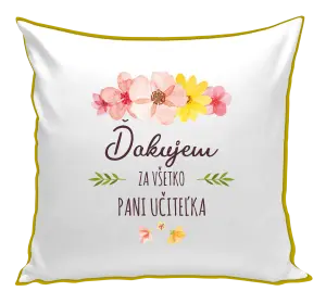 Vankúš Ďakujem za všetko, pani učiteľka