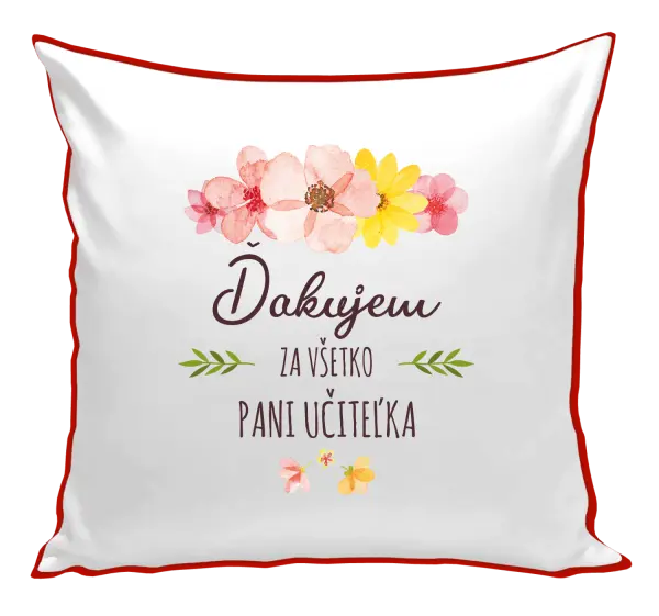 Vankúš Ďakujem za všetko, pani učiteľka