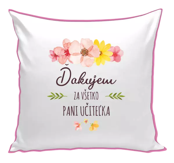 Vankúš Ďakujem za všetko, pani učiteľka