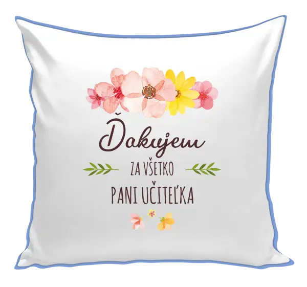 Vankúš Ďakujem za všetko, pani učiteľka