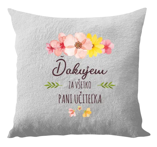 Vankúš Ďakujem za všetko, pani učiteľka