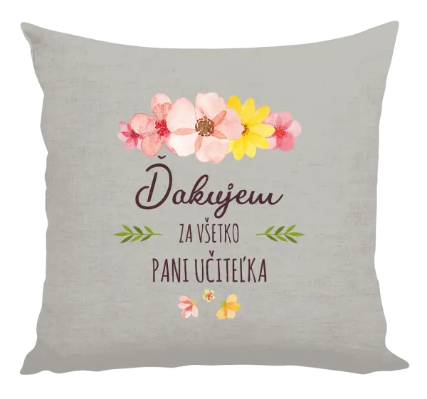 Vankúš Ďakujem za všetko, pani učiteľka