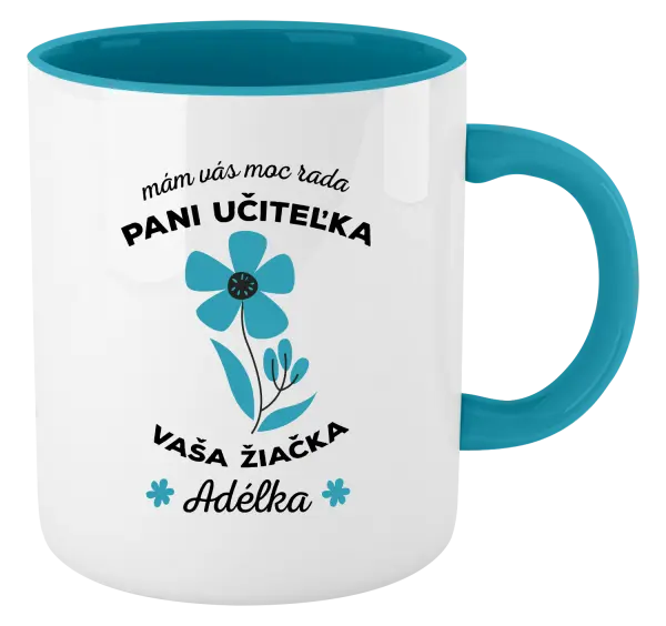 Hrnček  Mám vás moc rada pani učiteľka 