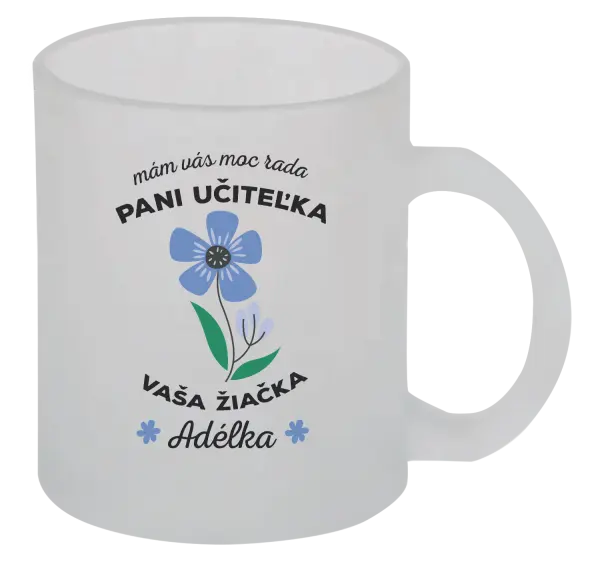 Hrnček Mám vás moc rada pani učiteľka 