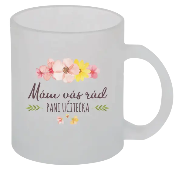 Hrnček Mám vás moc rada pani učiteľka 