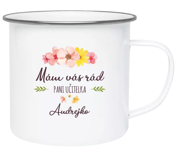 Plecháčik Mám vás rád pani učiteľka  - meno