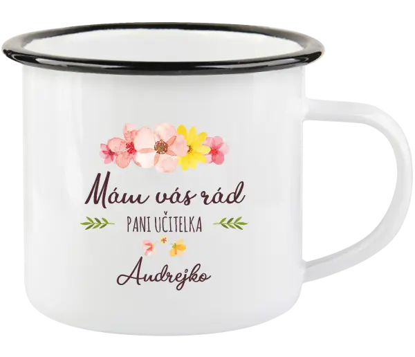 Plecháčik Mám vás rád pani učiteľka  - meno