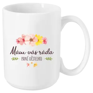 Hrnček Mám vás rada, pani učiteľka