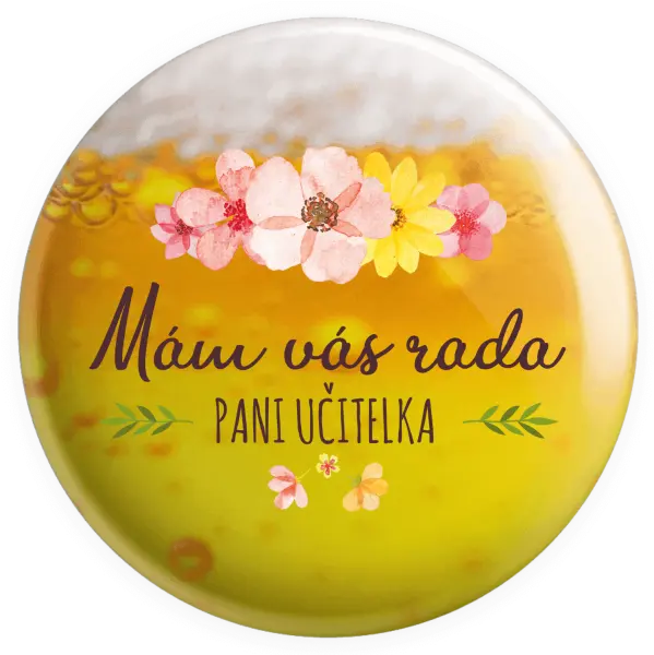 Placka Mám vás rada, pani učiteľka