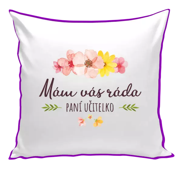 Vankúš Mám vás rada, pani učiteľka