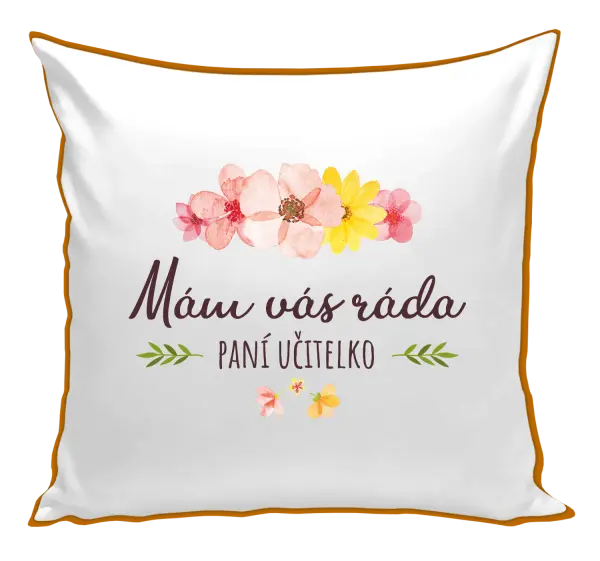 Vankúš Mám vás rada, pani učiteľka