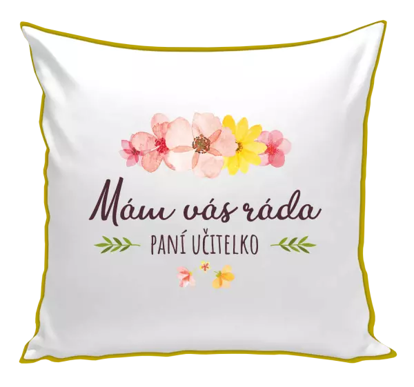 Vankúš Mám vás rada, pani učiteľka