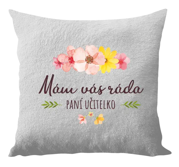 Vankúš Mám vás rada, pani učiteľka