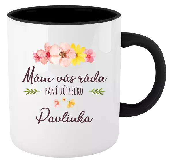 Hrnček  Mám vás rada, pani učiteľka - meno