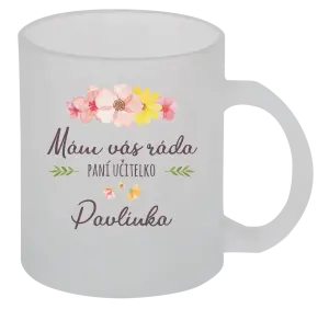 Hrnček Mám vás rada, pani učiteľka - meno