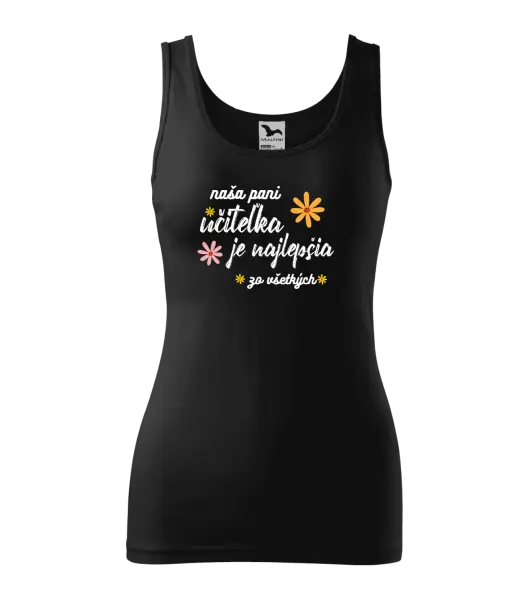 Dámske tielko Naša pani učiteľka je najlepšia zo všetkých