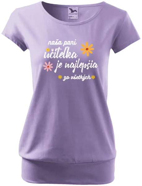 Dámske tričko Naša pani učiteľka je najlepšia zo všetkých