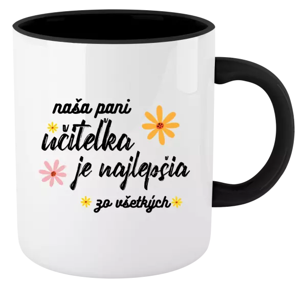 Hrnček  Naša pani učiteľka je najlepšia zo všetkých