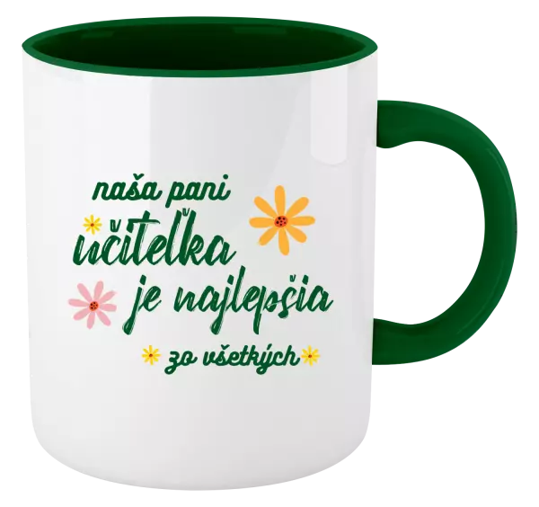 Hrnček  Naša pani učiteľka je najlepšia zo všetkých