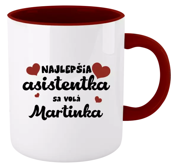 Hrnček  Najlepšia asistentka sa volá - Meno