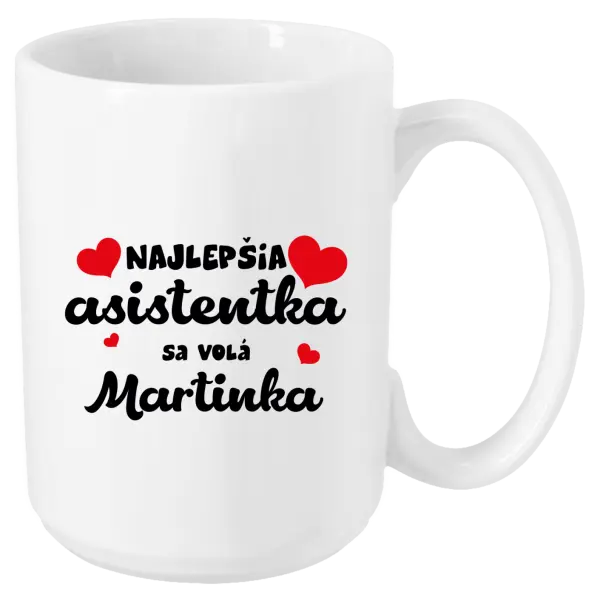 Hrnček Najlepšia asistentka sa volá - Meno