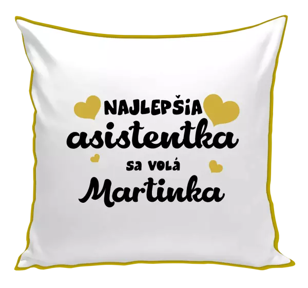 Vankúš Najlepšia asistentka sa volá - Meno