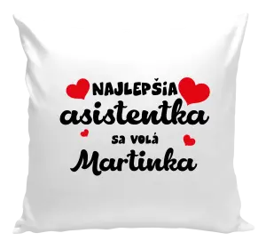 Vankúš Najlepšia asistentka sa volá - Meno