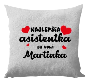 Vankúš Najlepšia asistentka sa volá - Meno