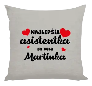 Vankúš Najlepšia asistentka sa volá - Meno
