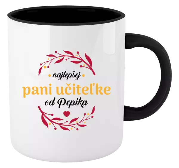 Hrnček  Najlepšej pani učiteľke od Meno