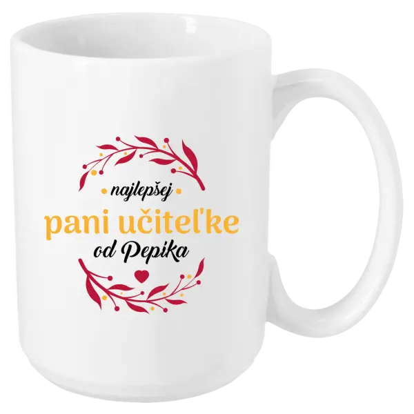 Hrnček Najlepšej pani učiteľke od Meno