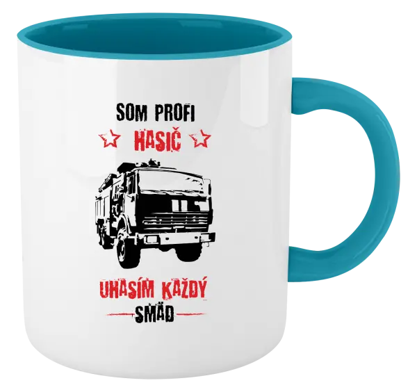 Hrnček  Som profi hasič, uhasím každý smäd