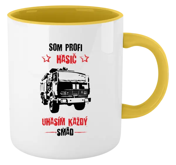 Hrnček  Som profi hasič, uhasím každý smäd