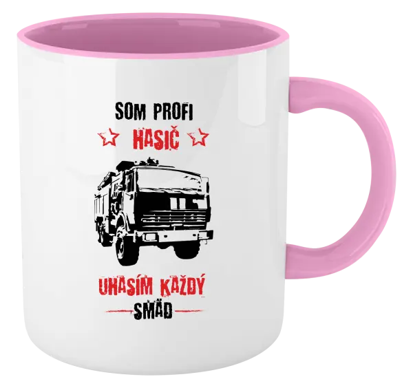 Hrnček  Som profi hasič, uhasím každý smäd