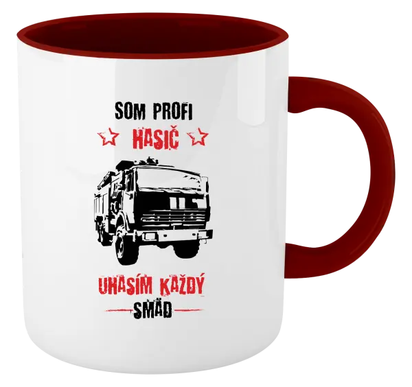 Hrnček  Som profi hasič, uhasím každý smäd