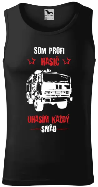Pánske tielko Som profi hasič, uhasím každý smäd