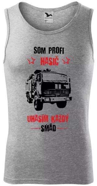Pánske tielko Som profi hasič, uhasím každý smäd