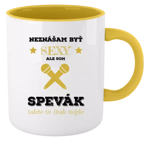 Hrnček  Neznášam byť sexy, ale som spevák