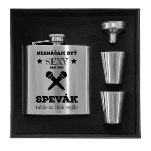 Ploskačka v krabičke Neznášam byť sexy, ale som spevák