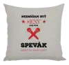 Vankúš Neznášam byť sexy, ale som spevák
