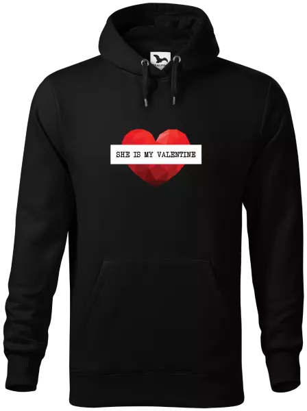 Pánska mikina She is my Valentine