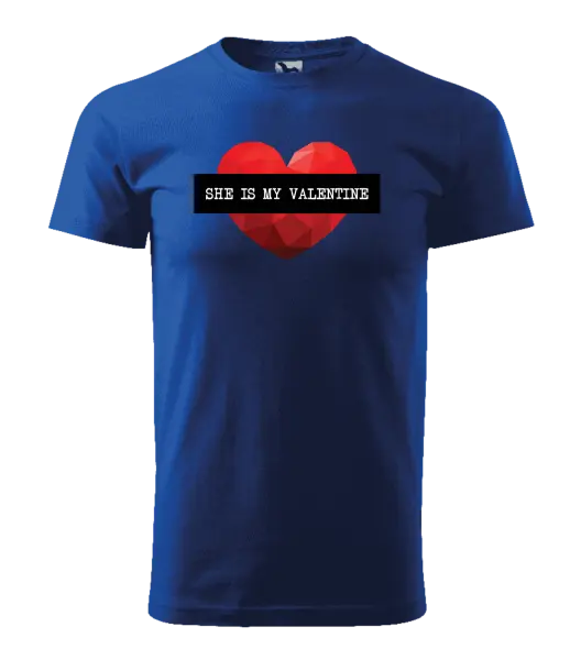 Pánske tričko She is my Valentine