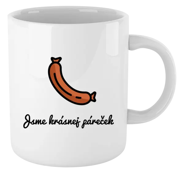 Hrnček Sme krásny páreček - on